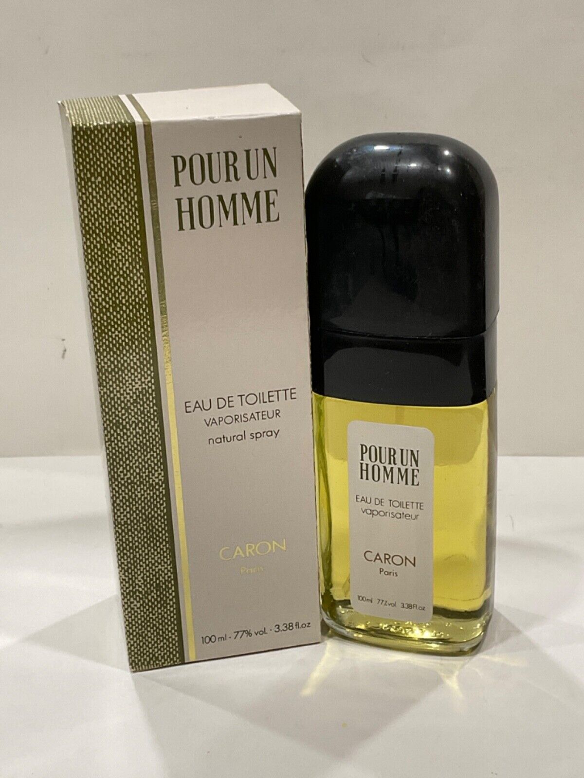 Pour Un Homme by Caron Men 3.38 oz Eau de Toilette Spray Original Vintage New