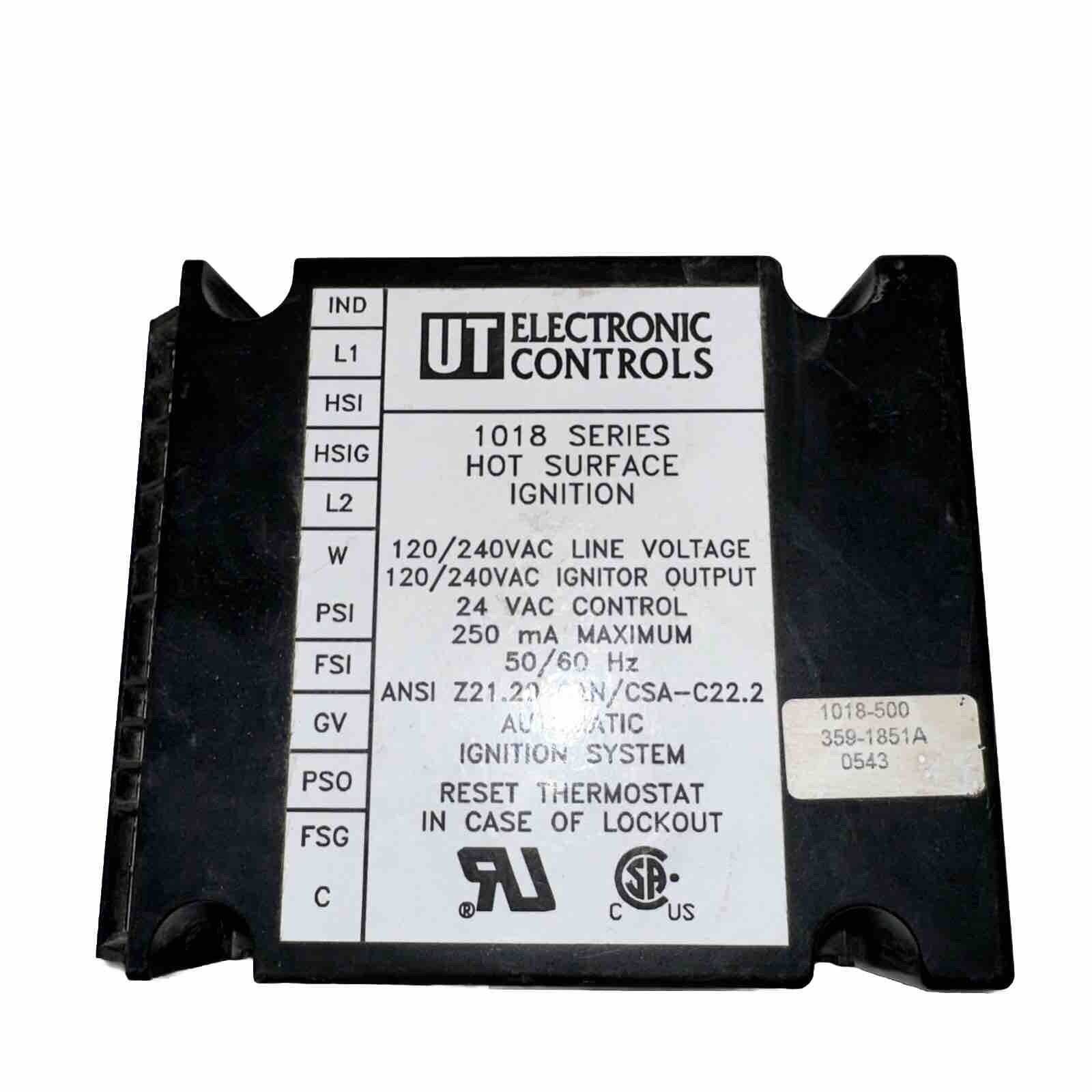 UT Electronics 1018 Series Furnace Hot Surface Ignition 1018-500 0543 Automatic