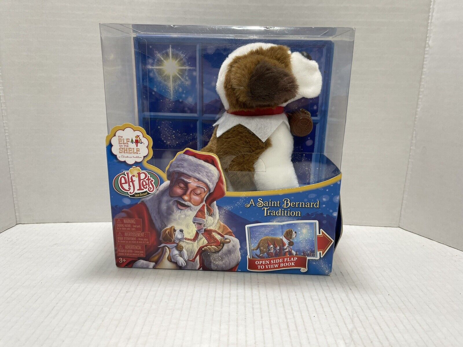 Elf on the Shelf Pets: St. Bernard Plush and Storybook - NEW