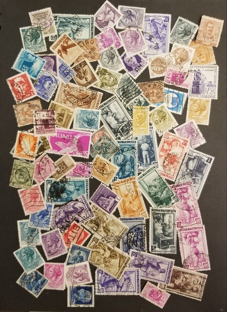 ITALY Used Stamp Lot Collection T4246