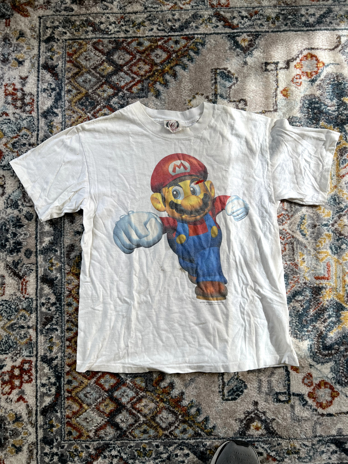 RARE Vintage 1996 Super Mario 64 Promo Men’s T Shirt Medium