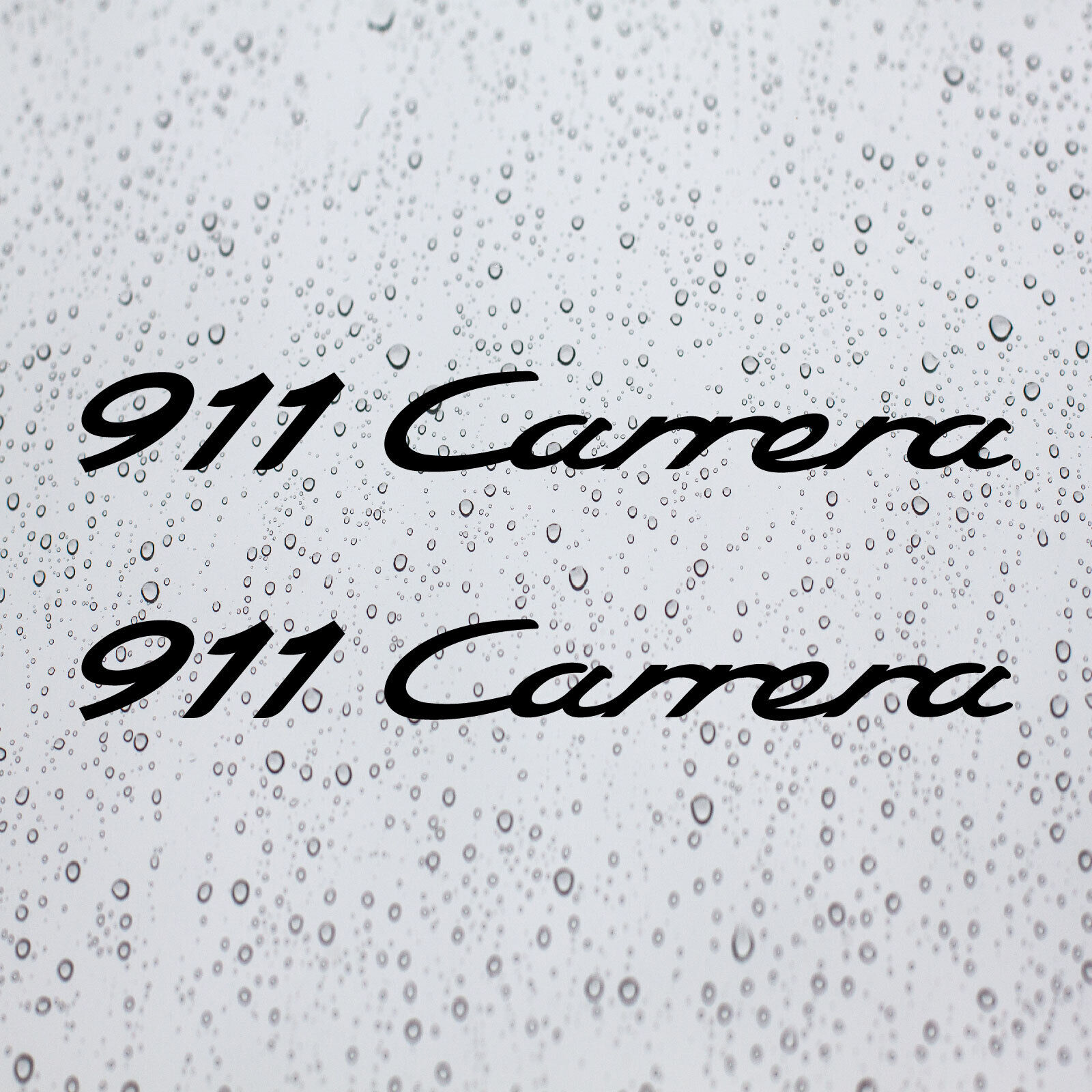 Pair 911 Carrera Side Decal Vinyl Stickers for Porsche Cars
