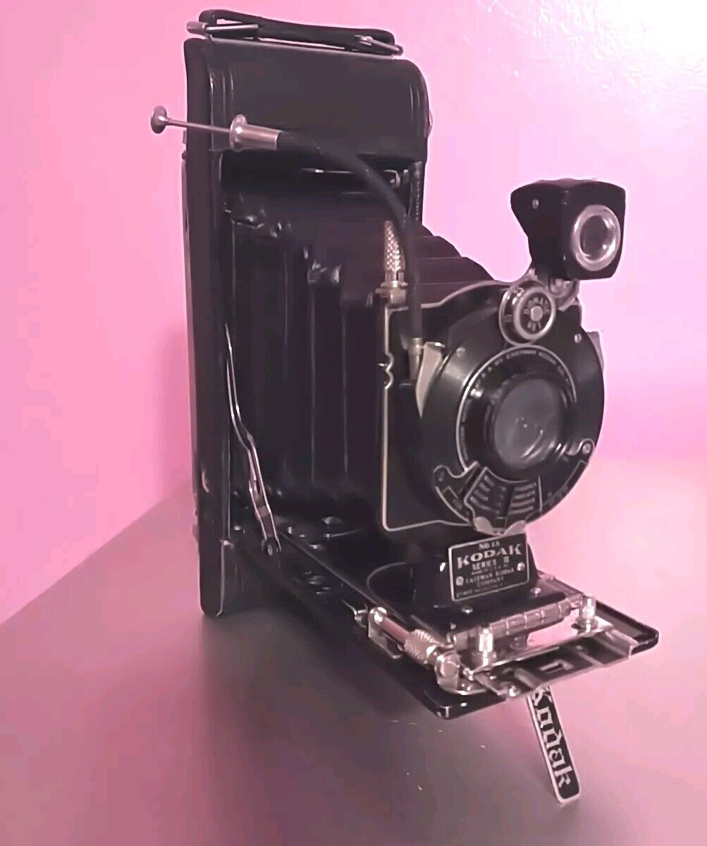 Antique Kodak No 1A Series 3 Folding Camera With Eastman Case