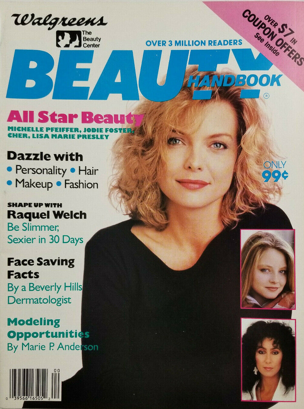 Rare Walgreens Beauty Handbook 1989 Vtg Michelle Pfeiffer Cover - No Label - EX
