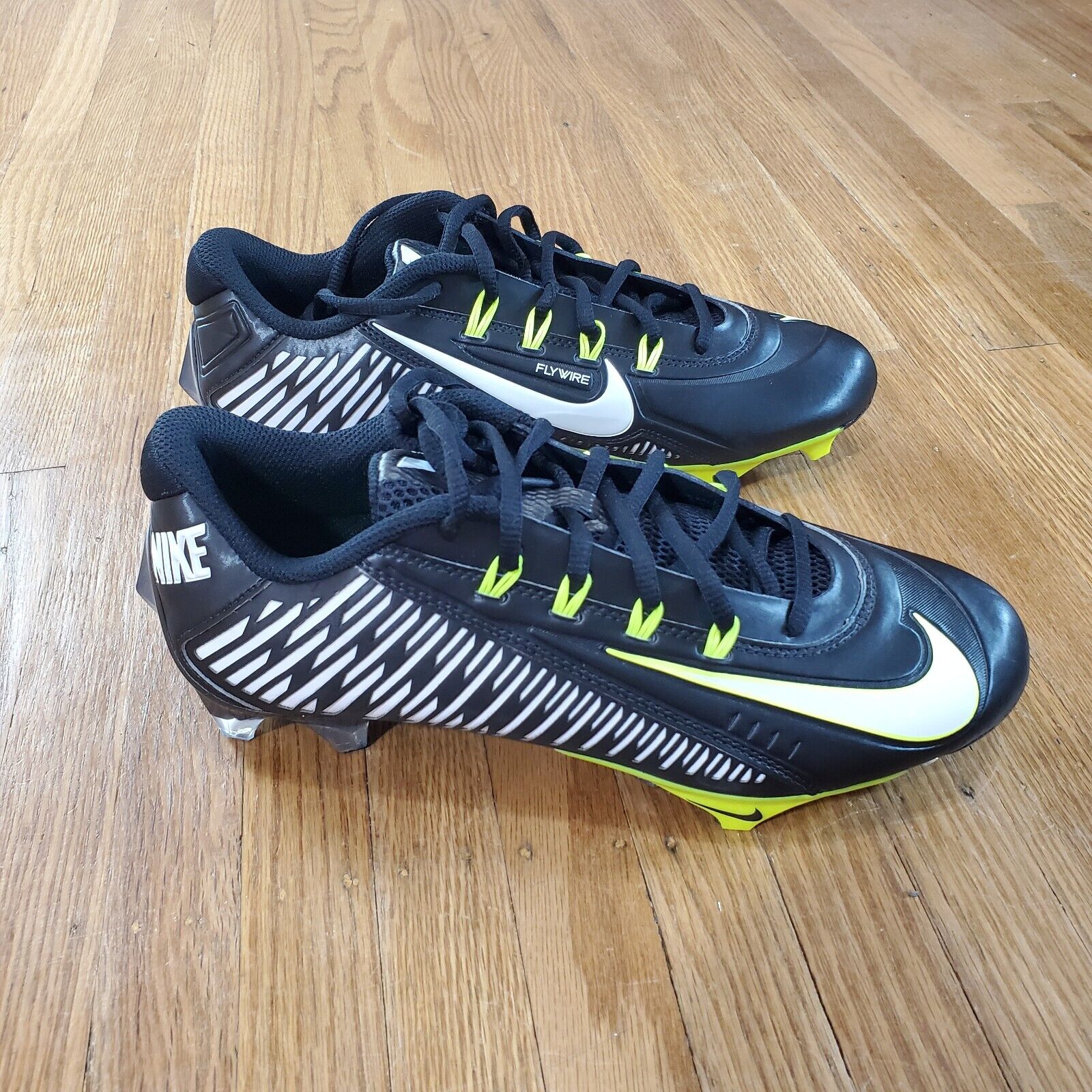 Nike Vapor Edge 360 VC Vapor Carbon Football Cleats Size 8 DO6294-001 Black