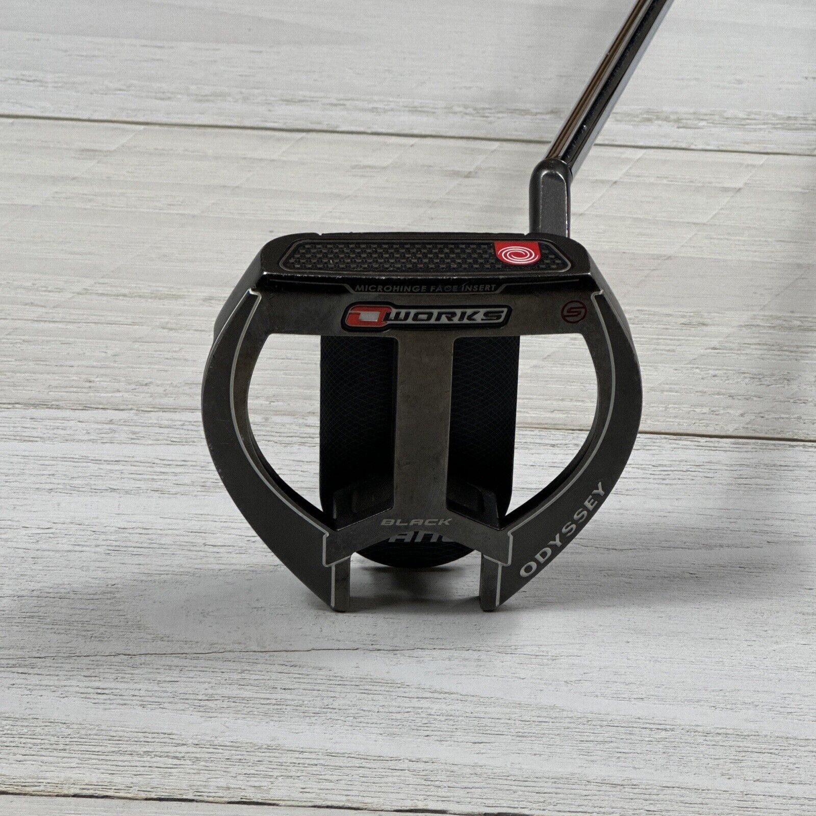 Odyssey O-Works Black/Red 2-Ball Fang S Putter 34\