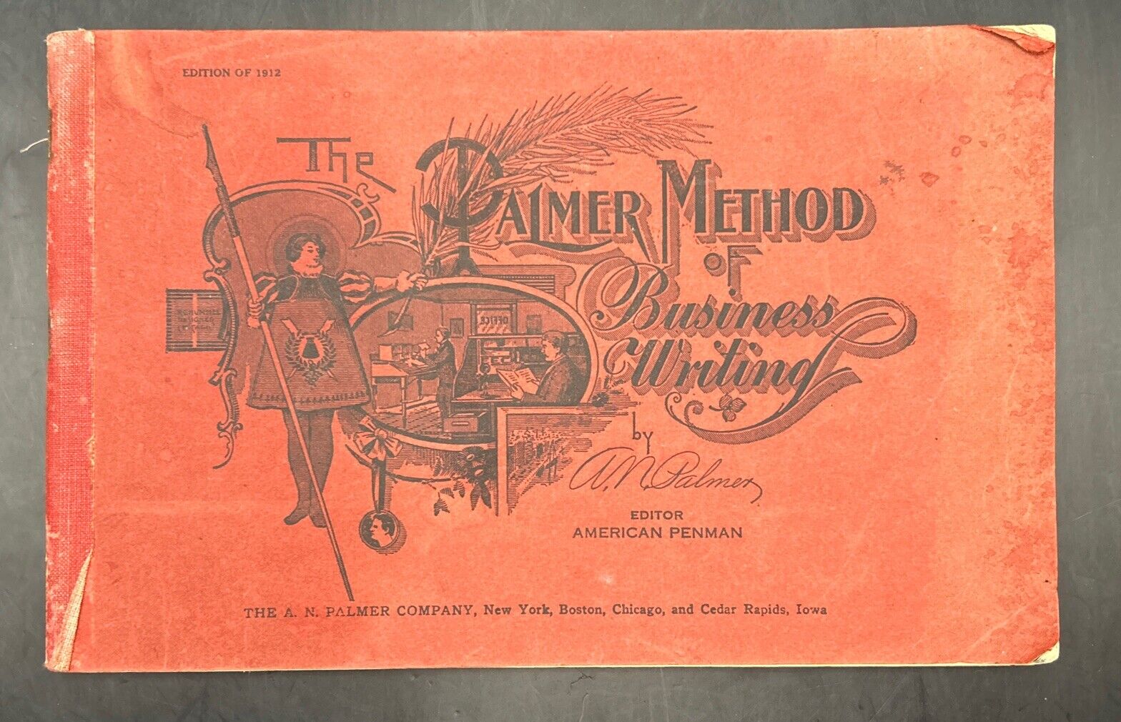 RARE ANTIQUE The Palmer Method of Business Writing, A.N. Palmer, 1915, PPB