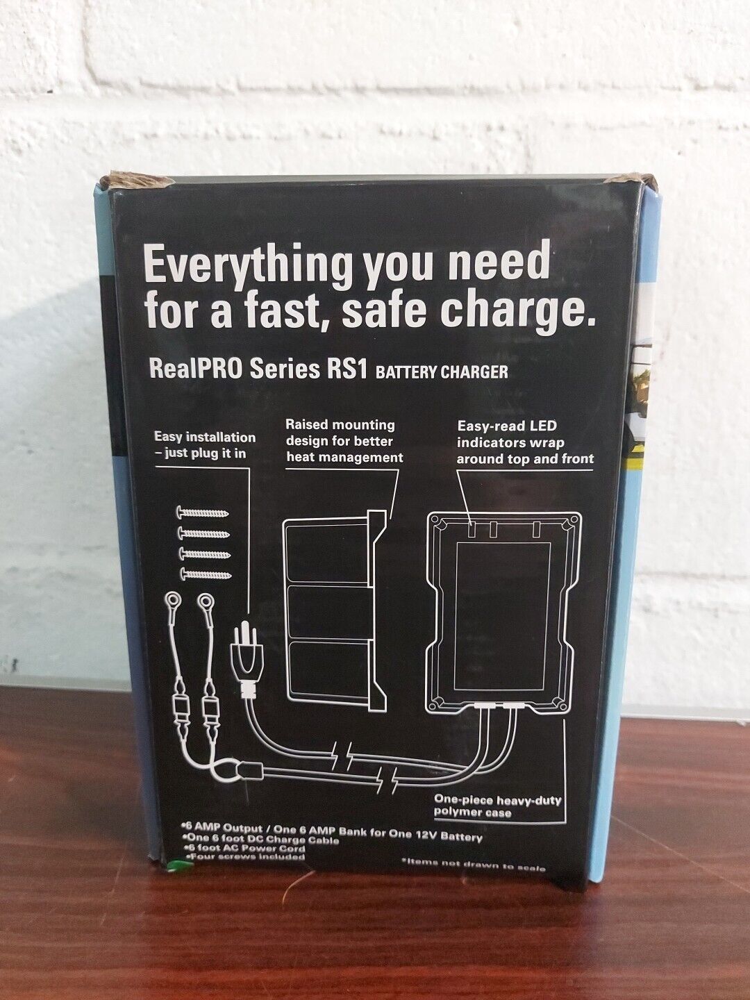 PRO Charging Systems RS1 12Volt/6Amp Single Bank Waterproof Battery Charger