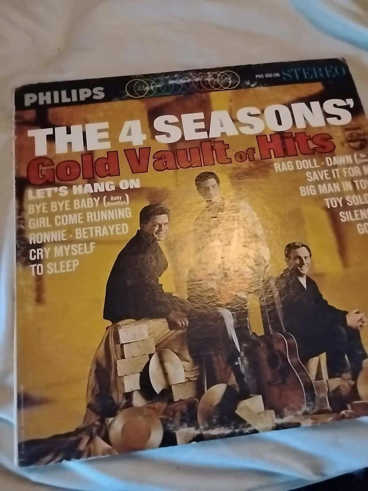 The 4 Seasons And Frankie Valli Gold Vault Of Hits LP Vinyl Record PHS 600-196