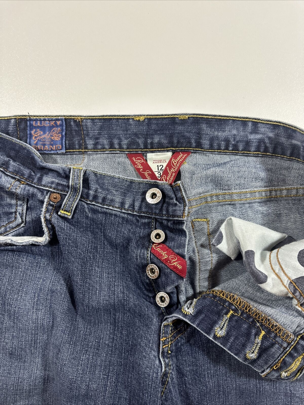 Vintage Lucky Brand Women\'s Jeans Size 12/31 Gene Montesano Regular