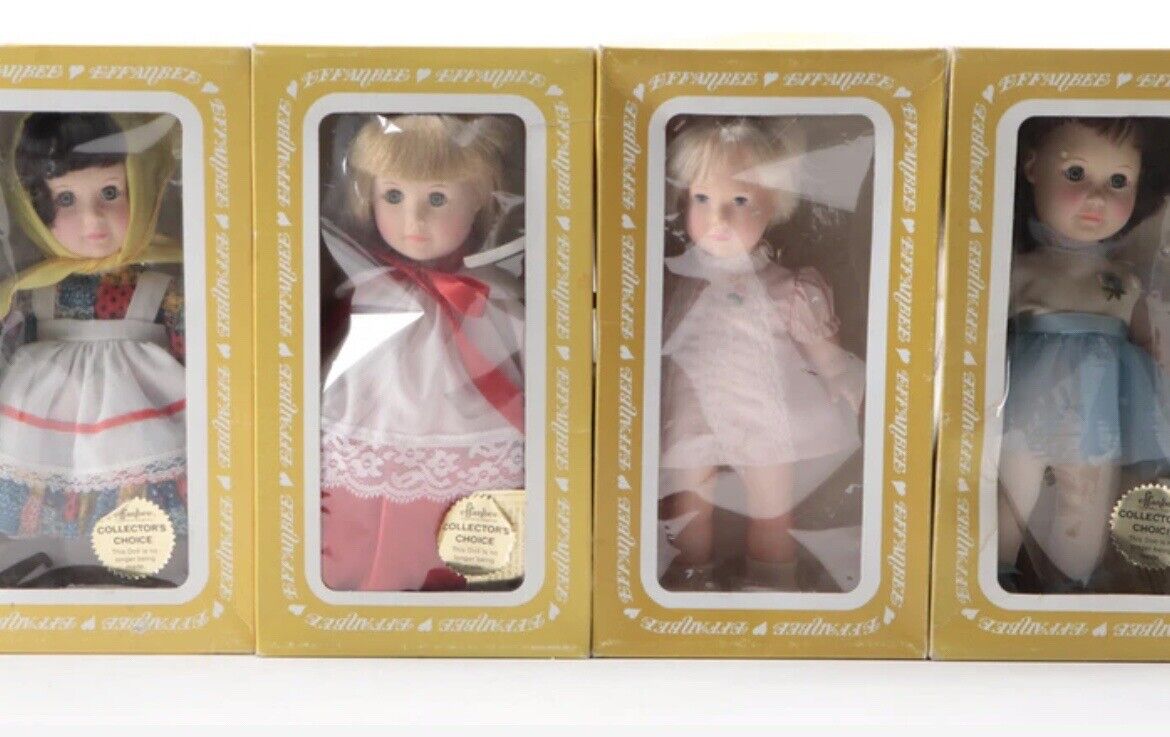 Vintage EFFANBEE Dolls w/ Original Boxes 4/set Lisa Grows Up, Day by Day