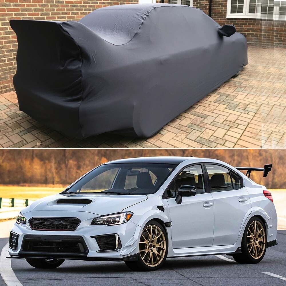 For Subaru WRX STI Car Cover Indoor Stain Stretch Dust-proof Potection Custom
