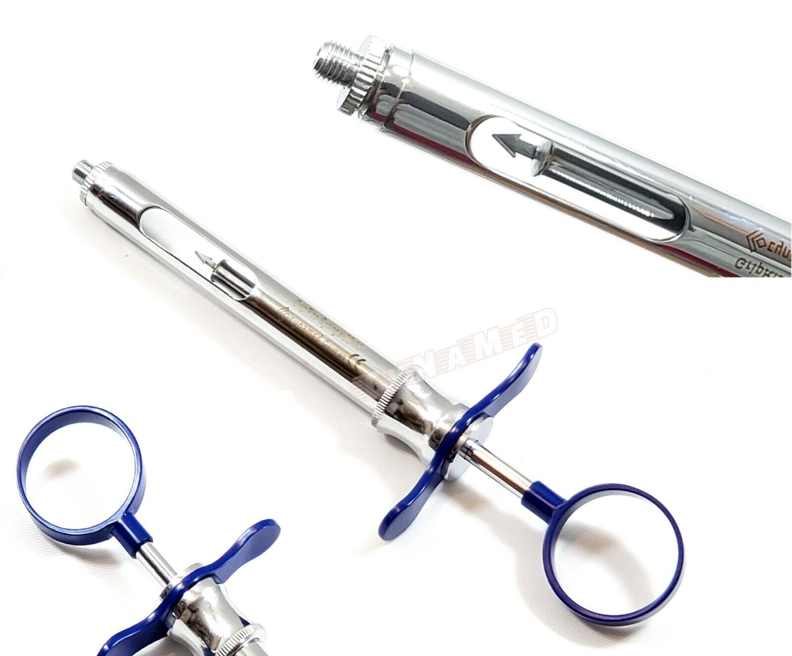 German Dental Anesthetic Self Aspirating Syringes 1.8ml Auto Passive Syringe-Blu