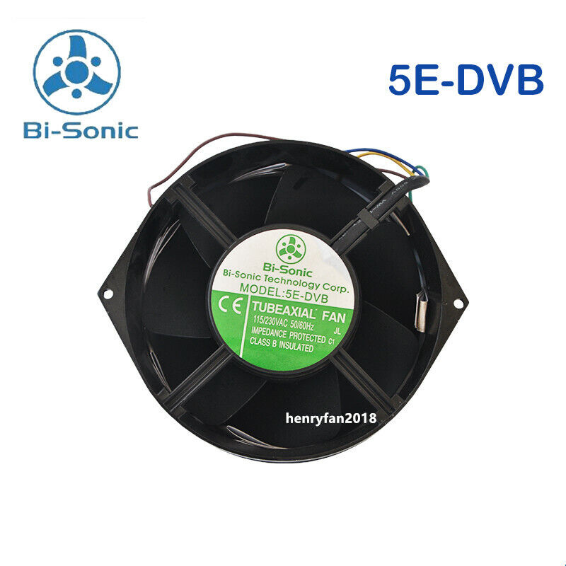 Original Bi-sonic 5E-DVB 5E-DVB-1 Axial Fan AC115/230V IP54 53dB UPS Cooling Fan