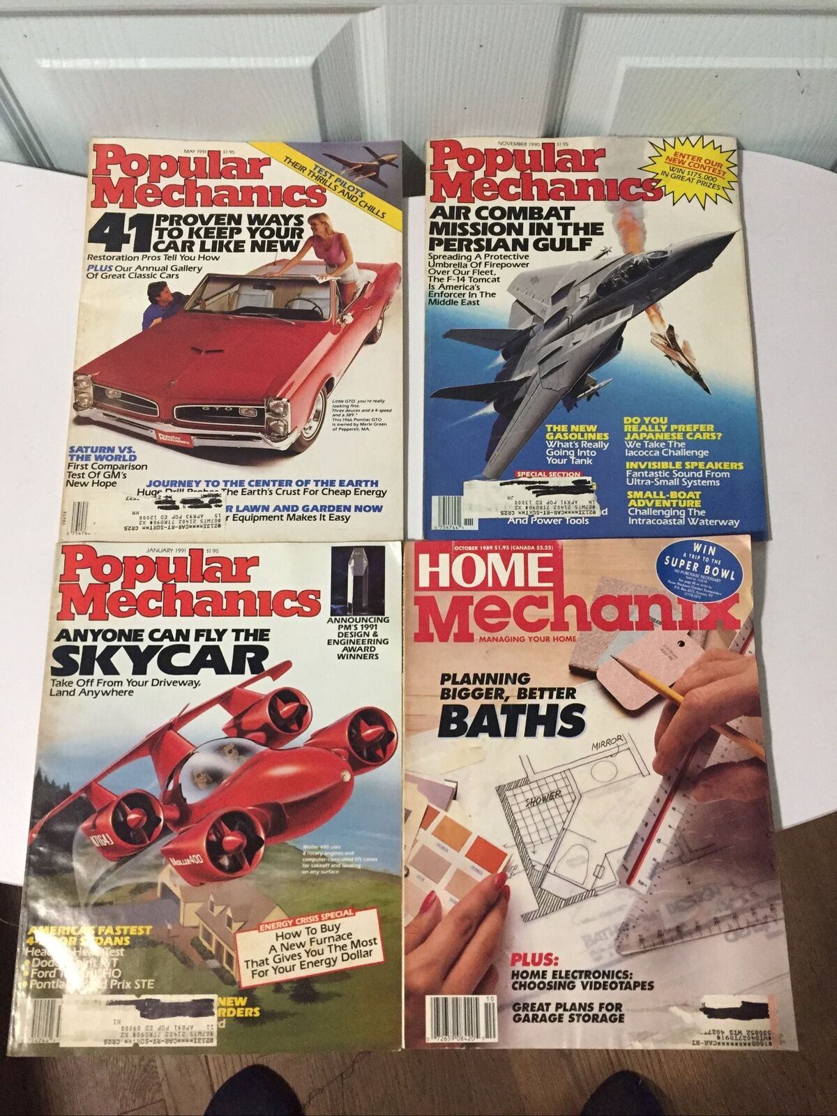 Popular Mechanics , Home Mechanix 1989 1990 1991