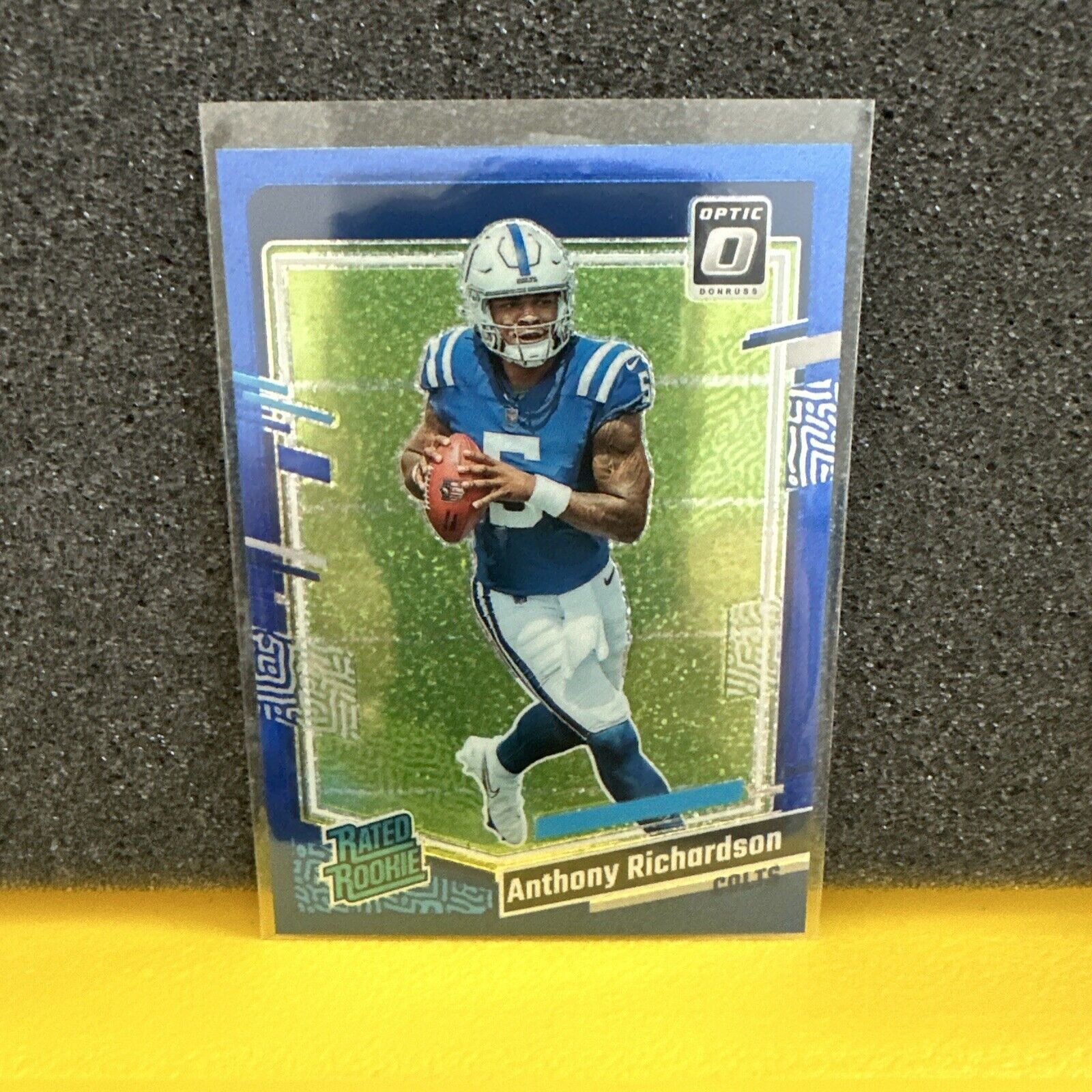 Anthony Richardson 2023 Donruss Optic Blue Glitter Rated Rookie SSP RC Colts