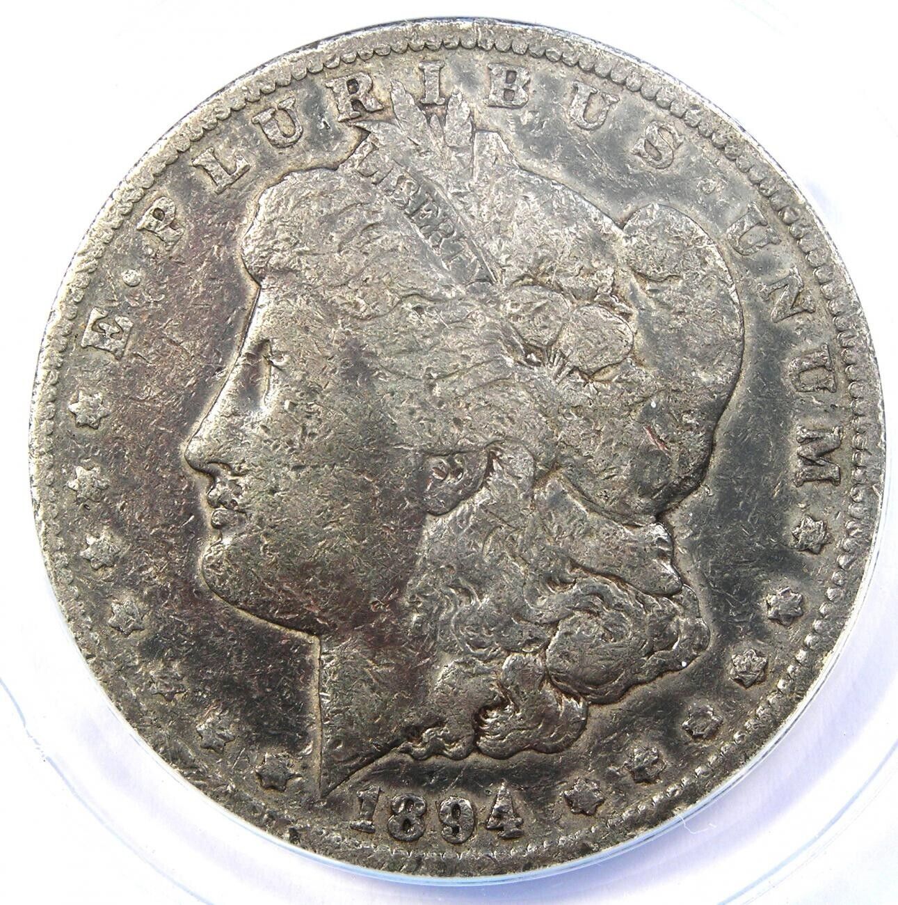 1894-P Morgan Silver Dollar $1 Coin 1894 - Certified ANACS VG8 Details - Rare