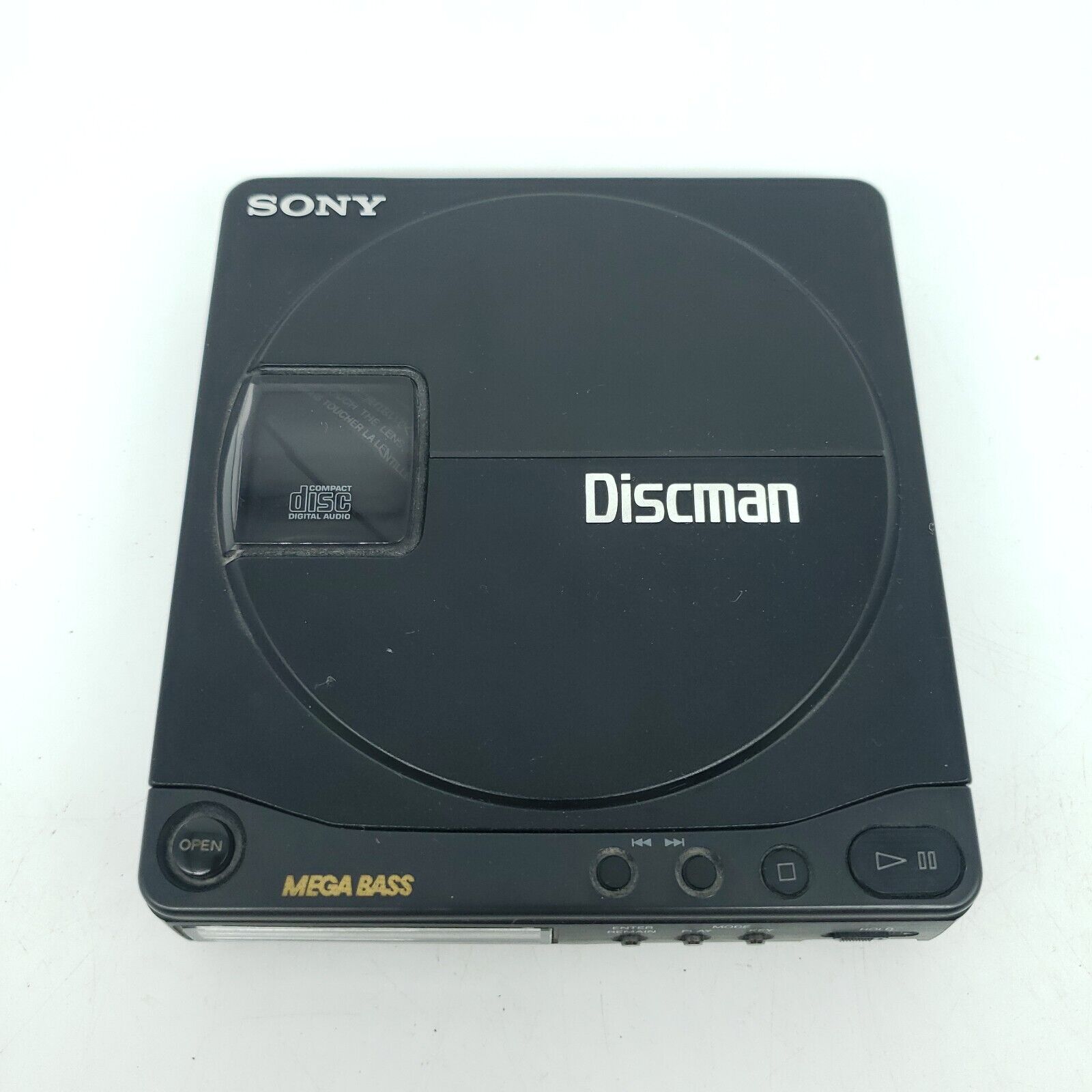 Vintage SONY D-9 Discman Portable CD Player Parts or Repair Only- As Is 