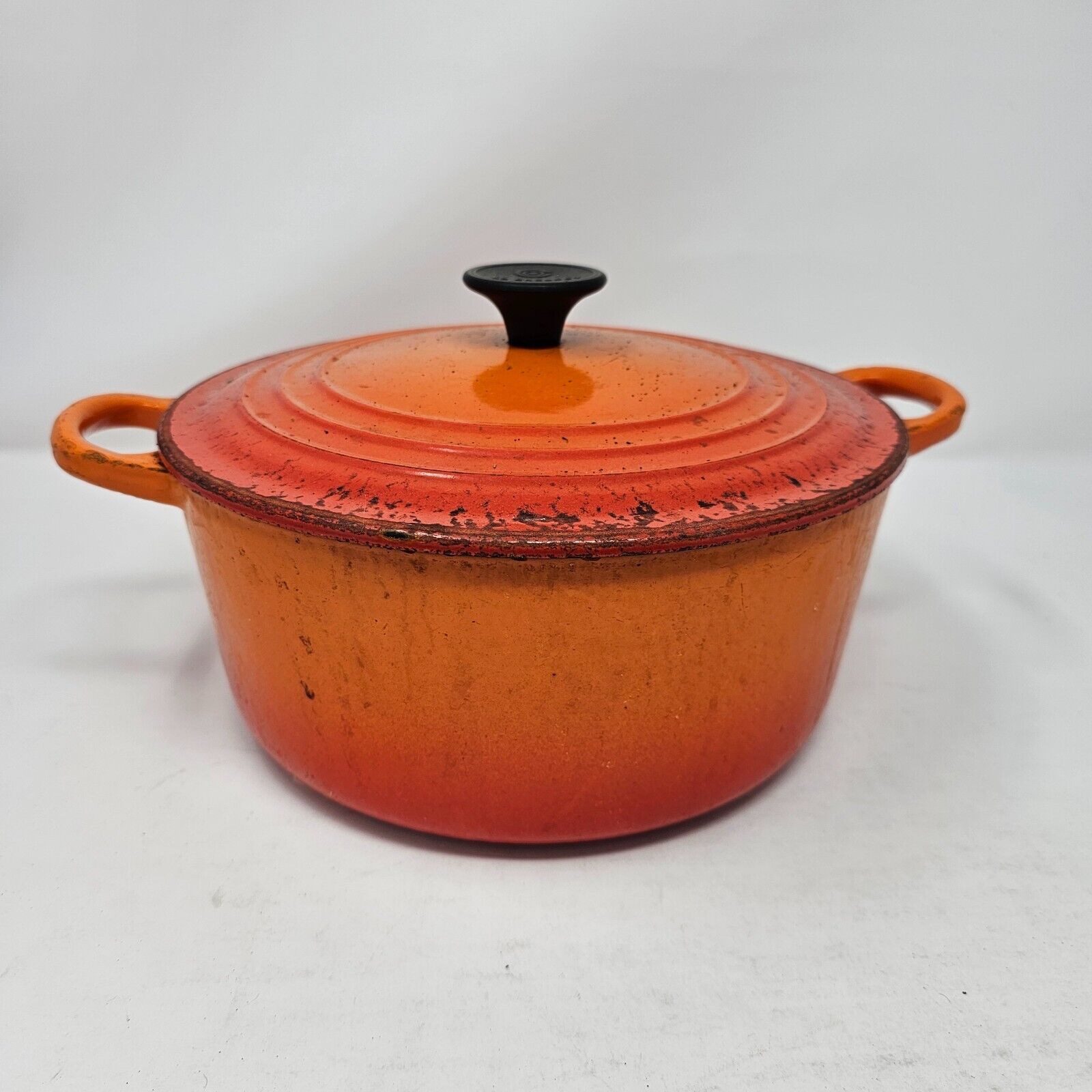 Le Creuset Enameled Cast Iron 3.5Qt Dutch Oven Casserole 22 Made in France