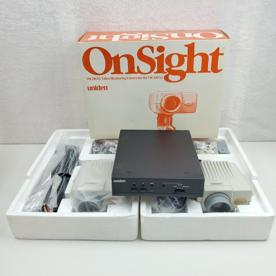 Vintage UNIDEN OnSight VM 210XL (Set Of 2)  Cameras And VM230