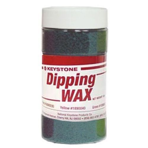 Keystone Dipping Wax Green, 10 oz Package for Dipping
