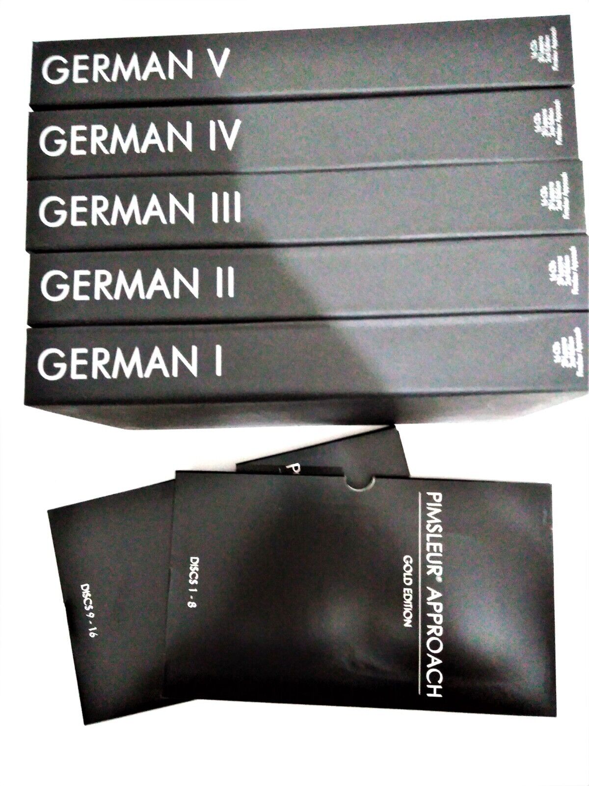 Pimsleur German Language Audio Album Gold Edition Vol. 1-5 on 80 CDs Total