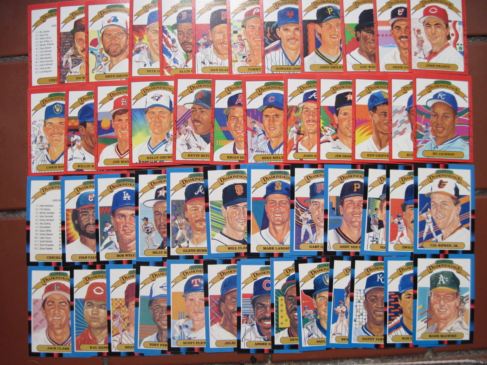 135 DONRUSS DIAMOND KINGS CARDS 5 SETS  1987 1988 1989 1990 1991 KEN GRIFFEY JR.