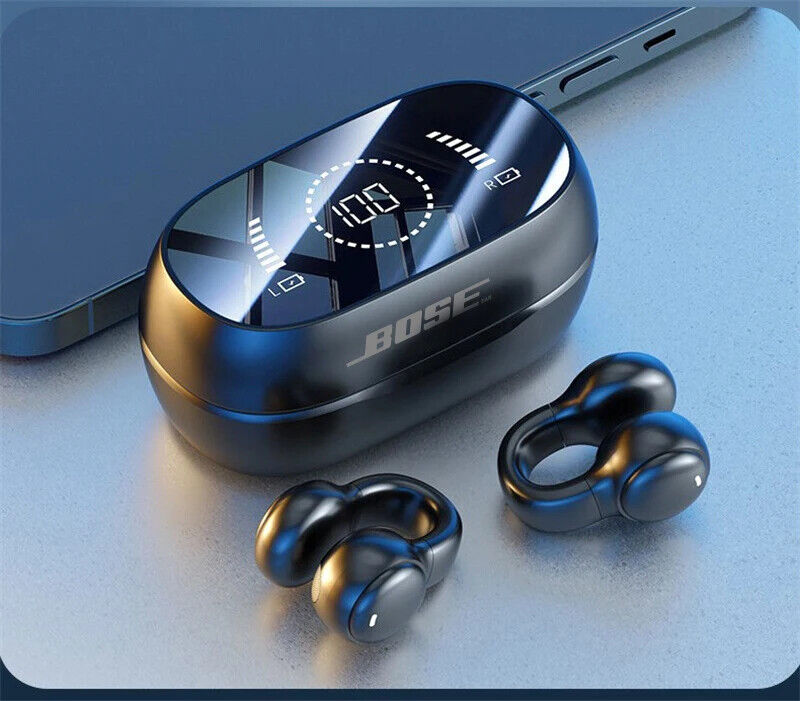 Bose M47 Wireless Earbuds Ear Clips Bluetooth Sport Buds With Charging Case