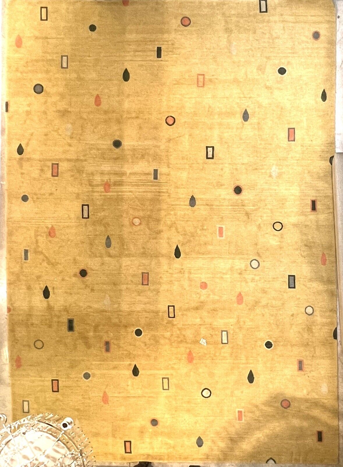 Odegard large geometric handmade carpet - 120\