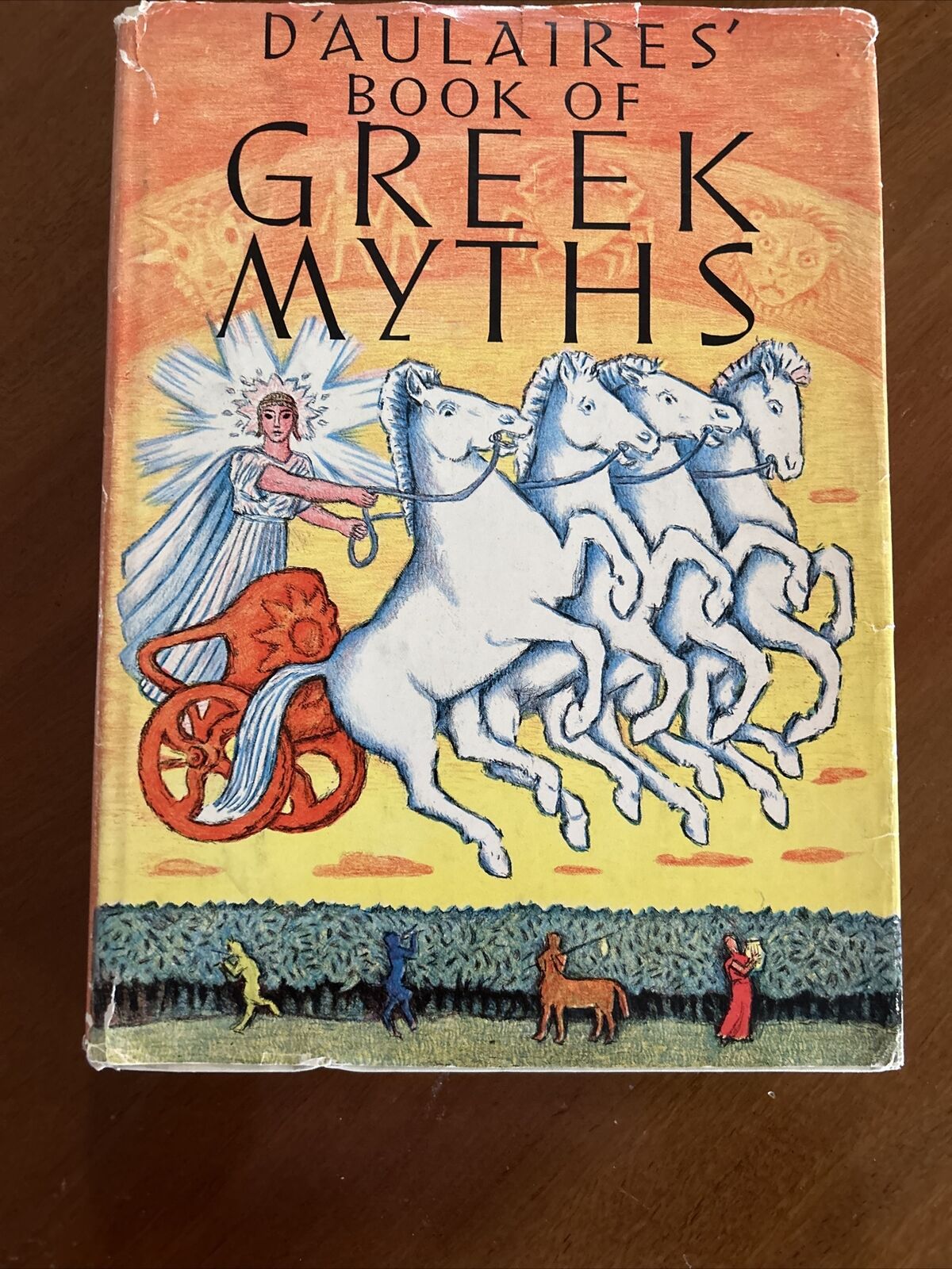 First Edition D\'Aulaires\' Book Of Greek Myths Ingri And Edgar Parin 1962  HC DJ