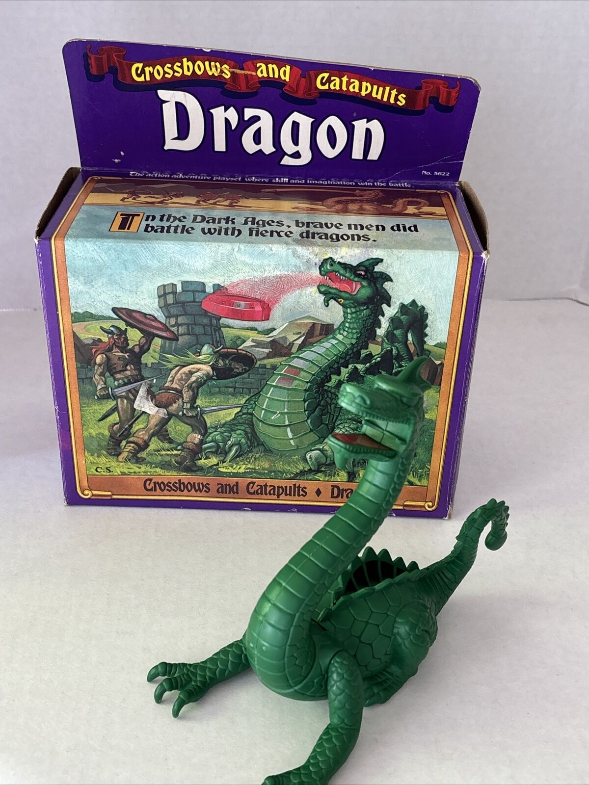 Vintage Crossbows And Catapults Dragon w/ Original  Box (Lakeside Games 1983)