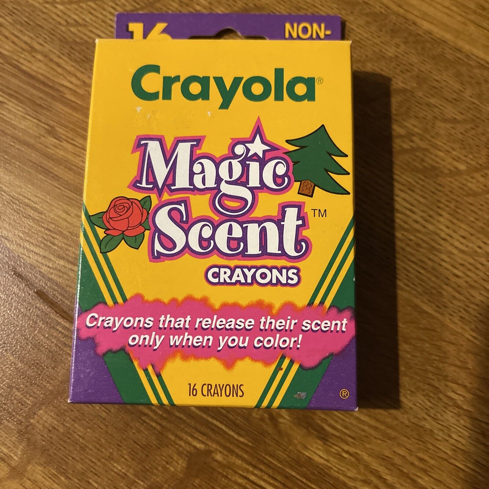 Vintage Crayola Magic Scent Crayons 16 Count 1995 Binney & Smith Made in USA NEW