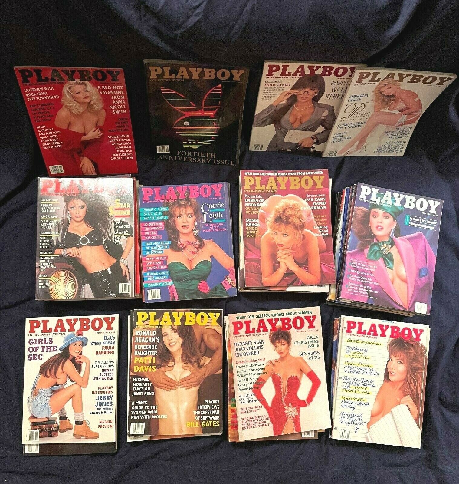 Playboy Time Machine - 1970's - 2000's - Random Mix - Lot of 15 Magazines $29.92