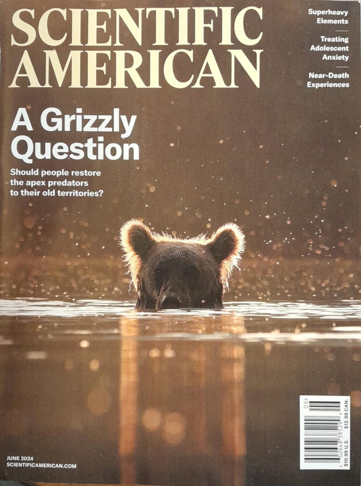 Scientific American Magazine June 2024 A Grizzly Question