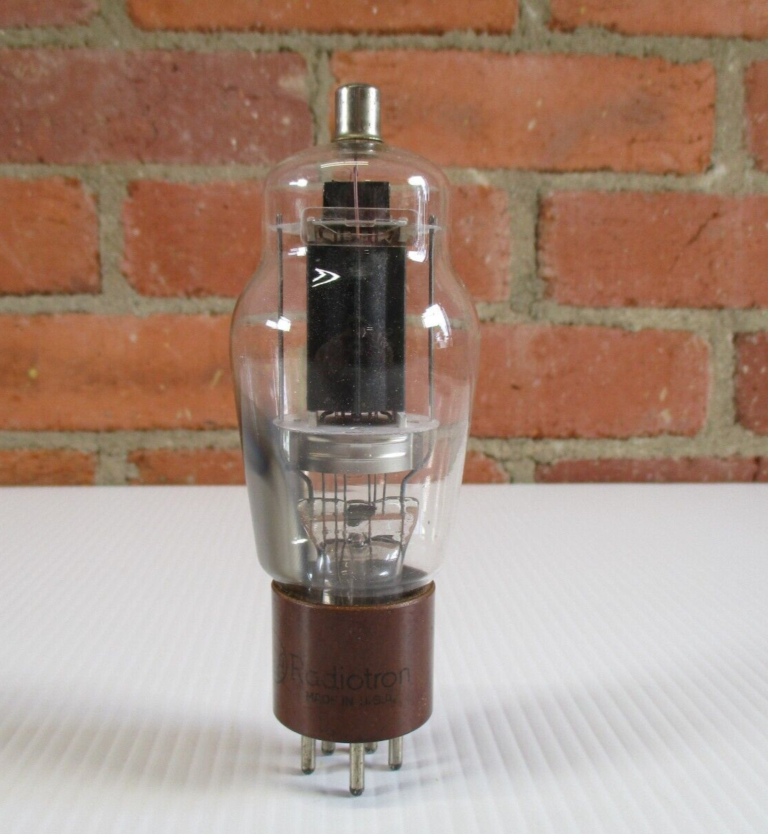 RCA 807 Vacuum Tube Black Plate TV-7 Tested  Strong