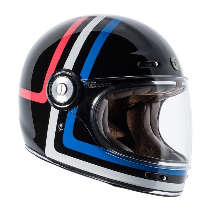 TORC T1 Retro Full Face Motorcycle Fiberglass Vintage Helmet - DOT ECE 22.05
