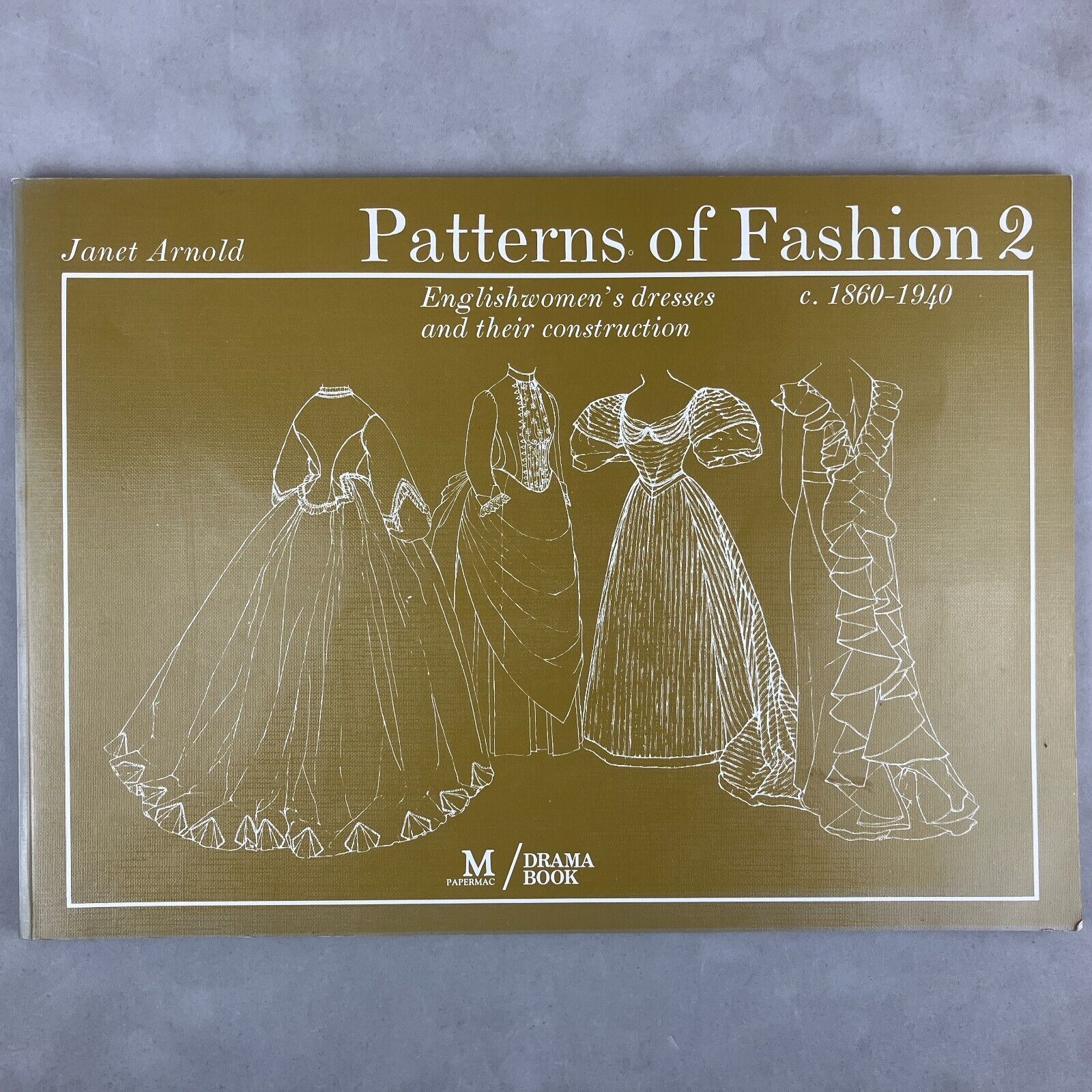 Janet Arnold Patterns of Fashion 2 1860-1940 Costume Pattern Reference Book