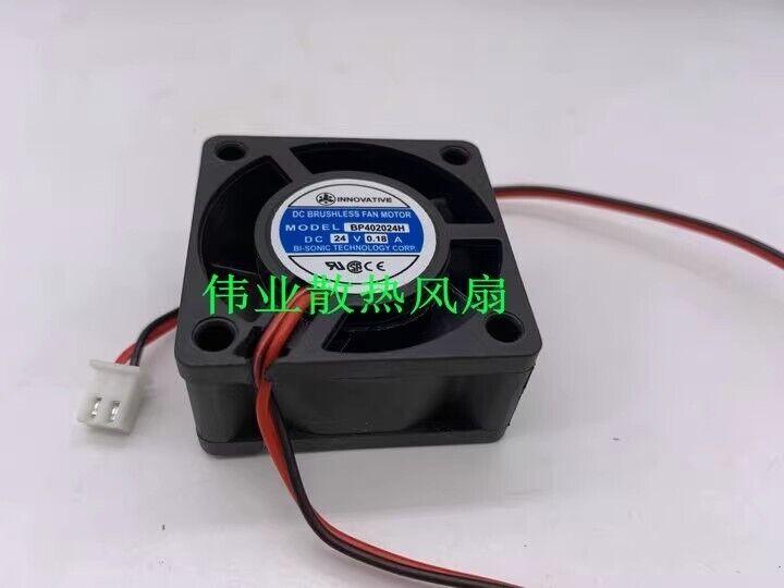 Bi-Sonic BP402024H 24V 0.18A 4CM 4020 2-Wire Inverter Cooling Fan