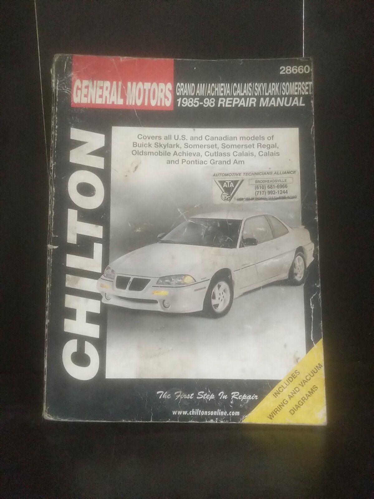 Chilton\'s General Motors Calais/Grand AM/Skylark Repair Manual 1985-1995 #28660