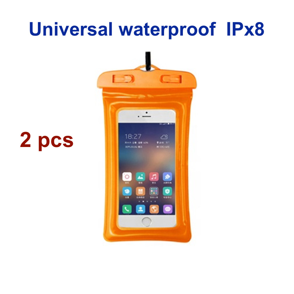 Waterproof Phone Pouch Dry Case Bag 2pk