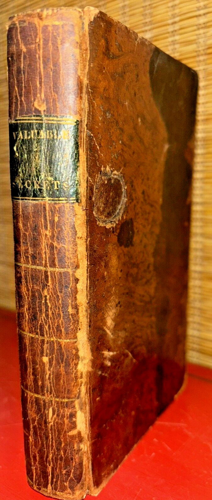 Antique 1816 Book: Valuable Secrets in Arts, Trades, &c. (Adapted for the USA)
