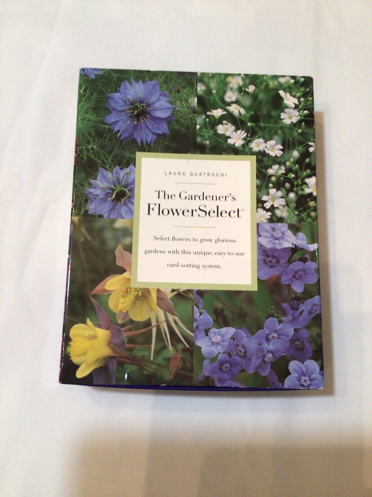 1999 Gardeners Flower Select Botanical Card Sorting System Laura Quatrochi RARE