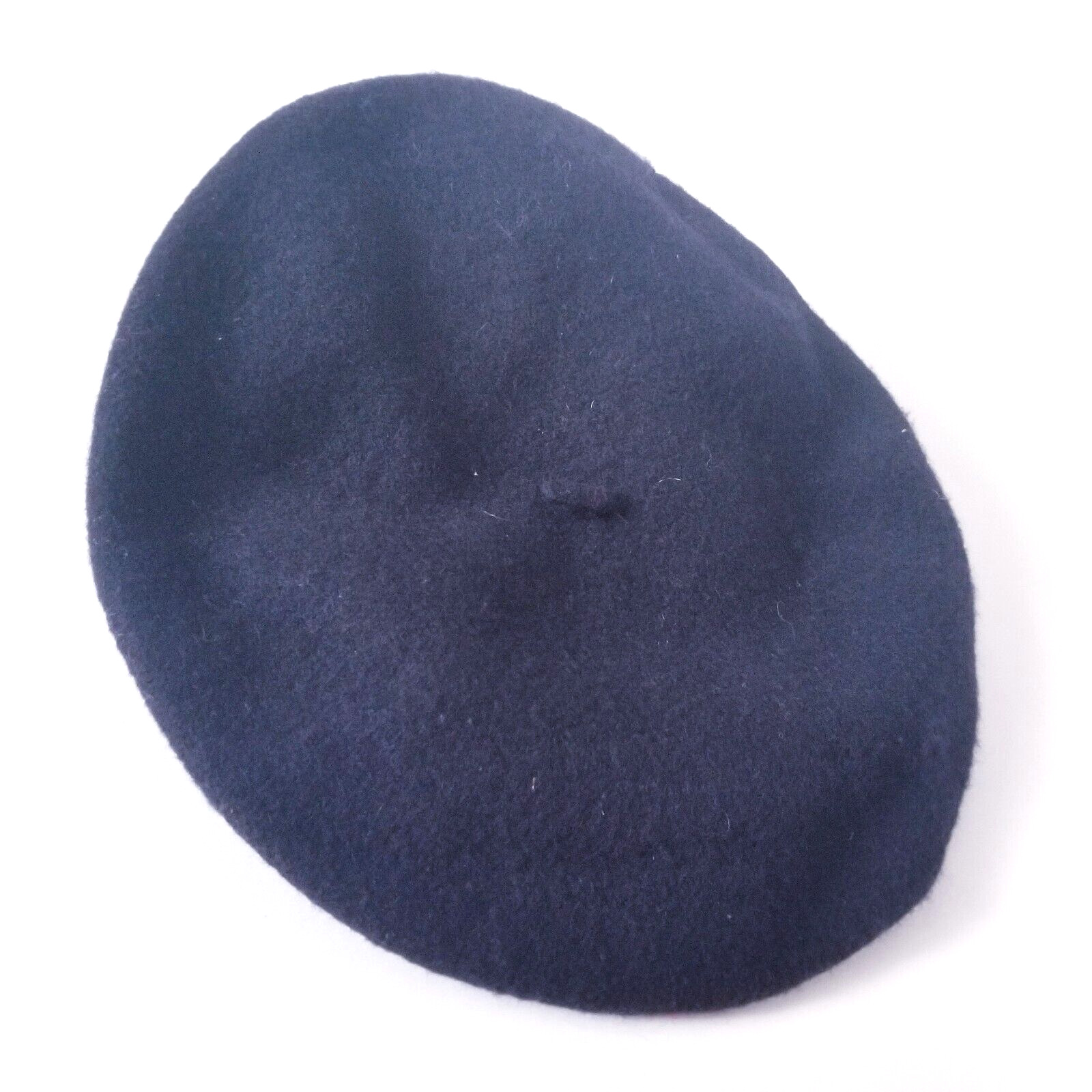 Vintage Le Basque French 100% Wool Beret Hat Black 10/57 Pure Laine Impermeable