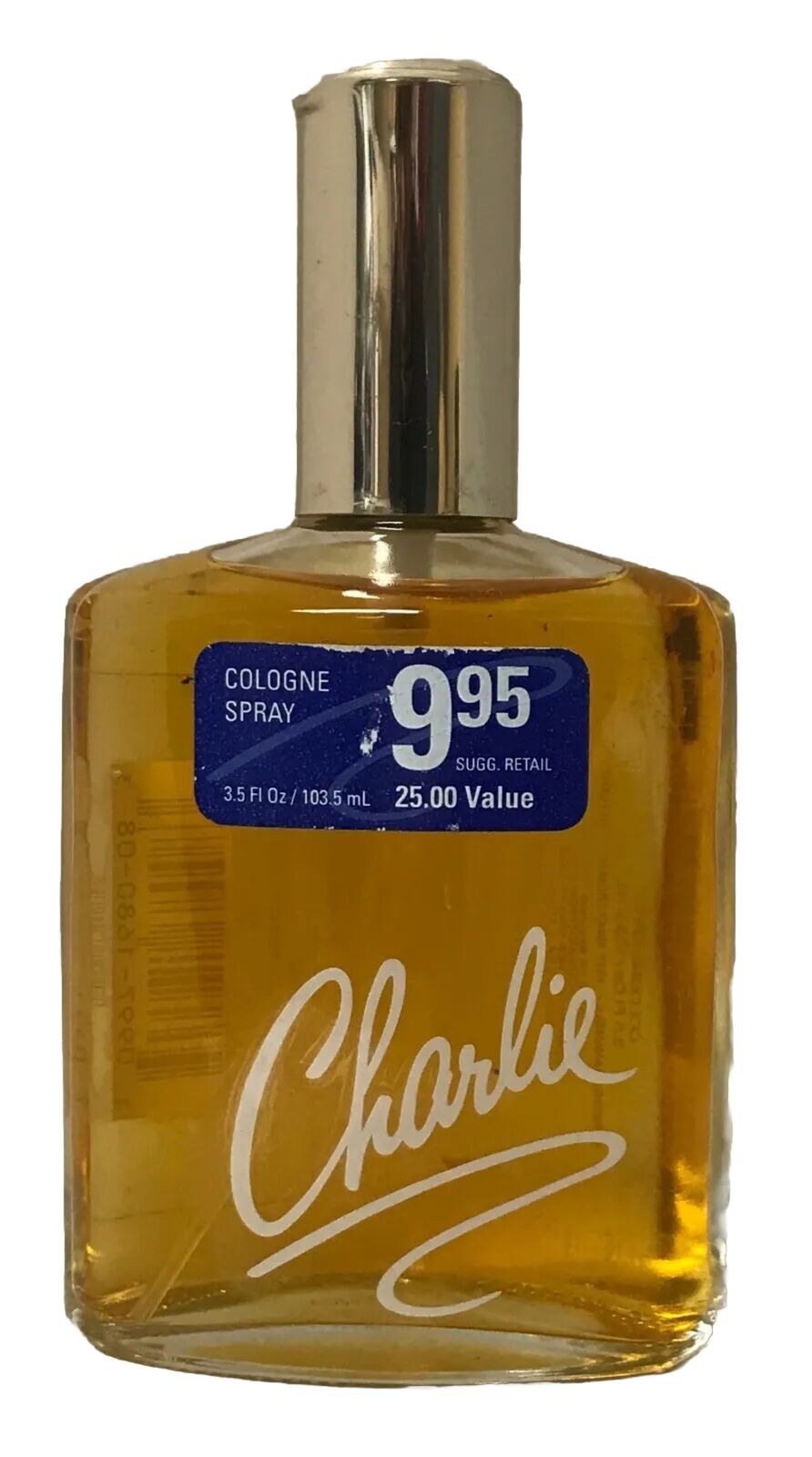 Charlie Revlon  Cologne Spray 3.5  fl oz original,  90s vintage unboxed