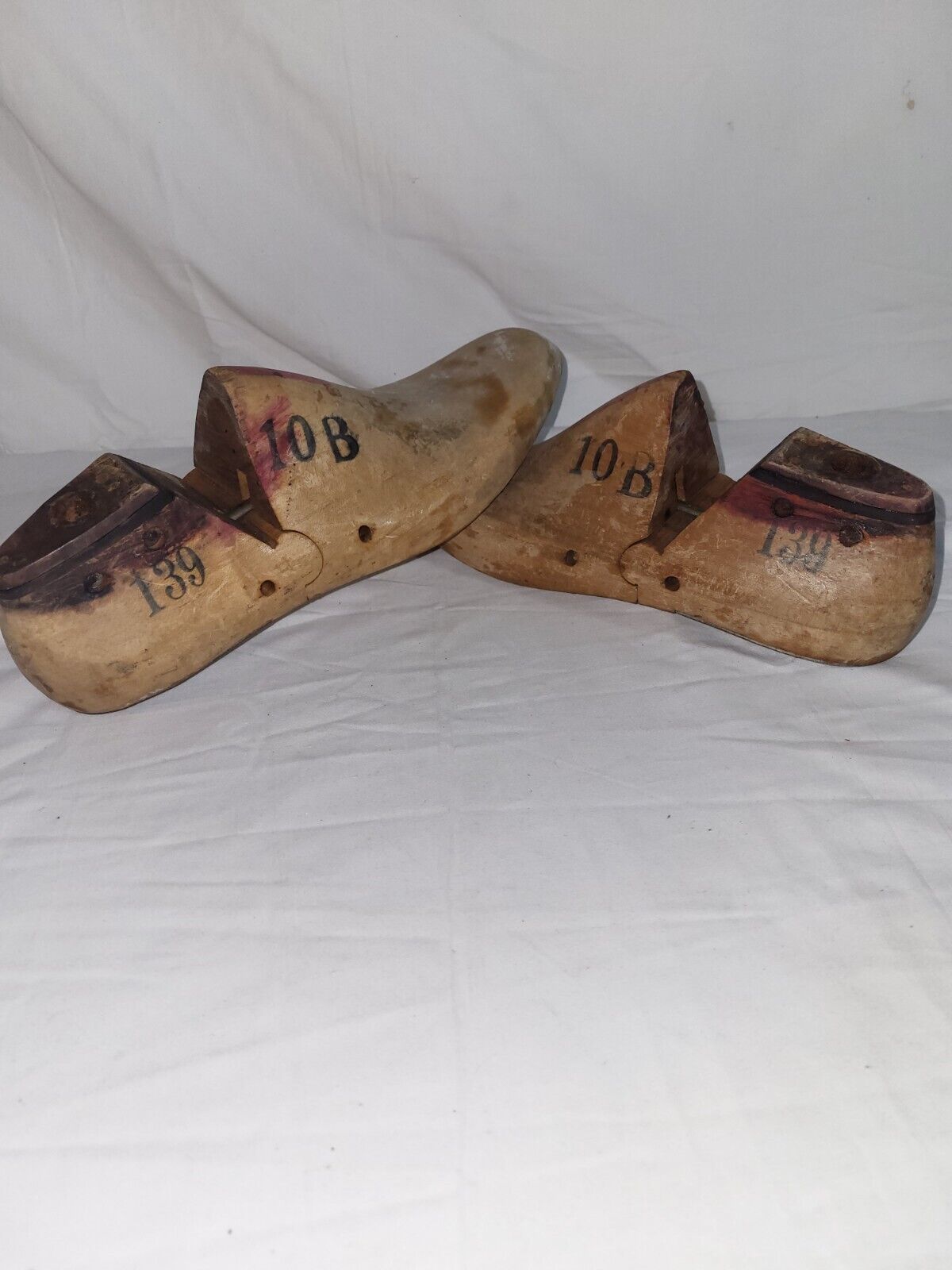 Vintage Krentler Bros. Wooden Shoe Molds, 10B 139, Milwaukee Wisconsin U.S.A.