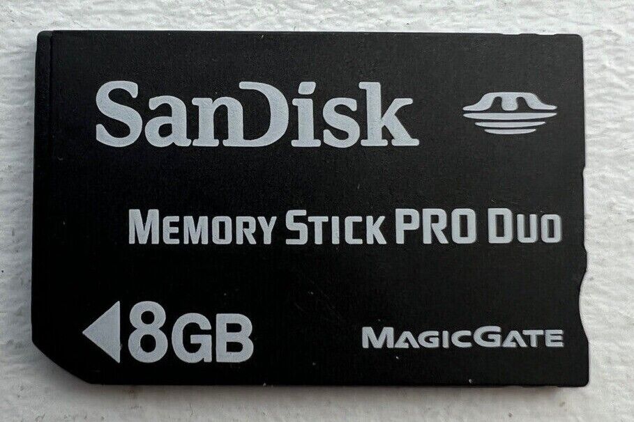 SanDisk 8GB Memory Stick Pro Duo Magic Gate Memory card - Black