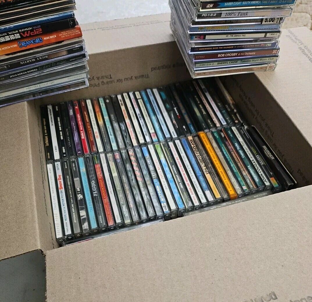 Personal Collection Lot Of 90 Rock + more Cds Estate Sale Find See Pics T1#329