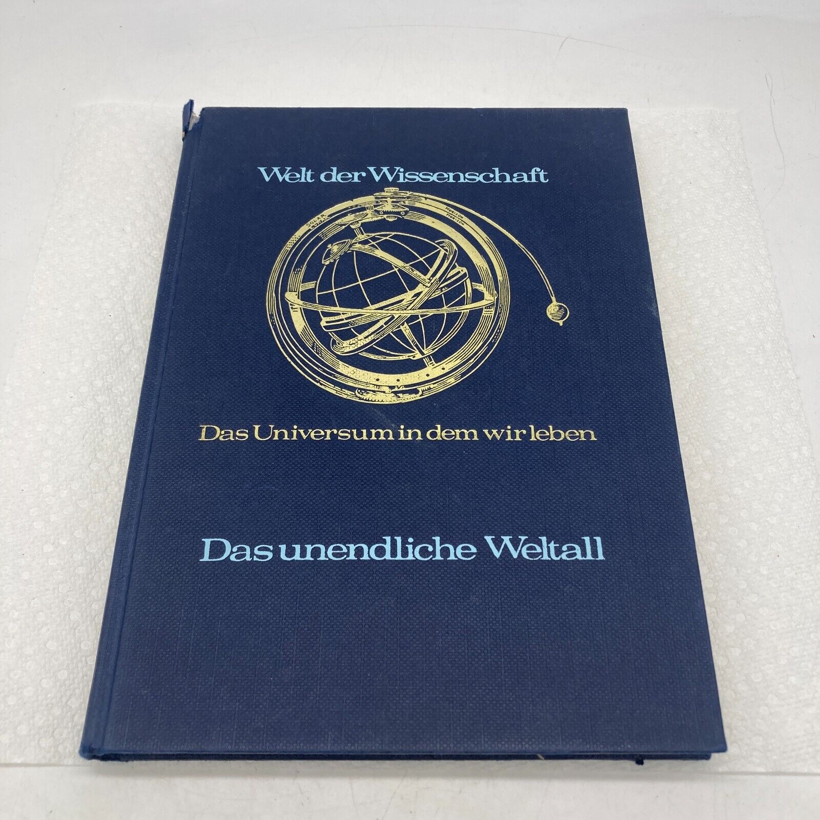 Vintage 1966 German Welt der Wissenschaft Science Universe Space Book