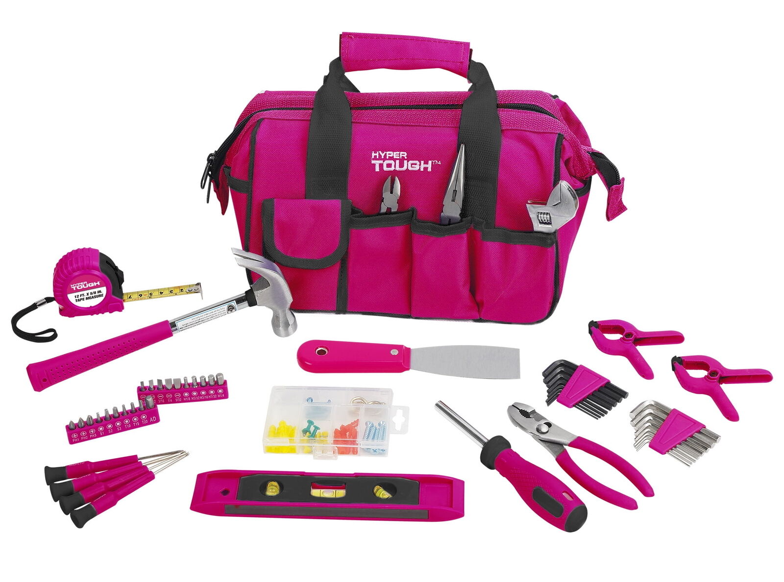 89-Piece Pink Household Tool Set, 9201