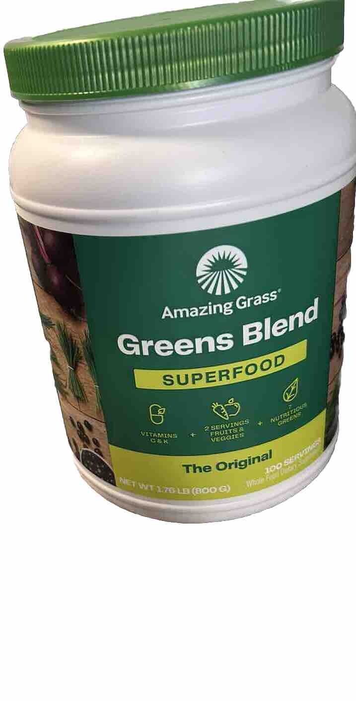 Amazing Grass Greens Blend Superfood, The Original, 1.76 lb (800 g) 100 Servings
